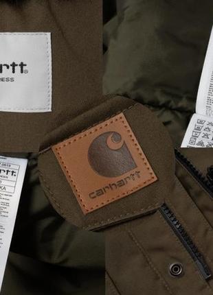 Carhartt wip trapper parka мужская парка10 фото