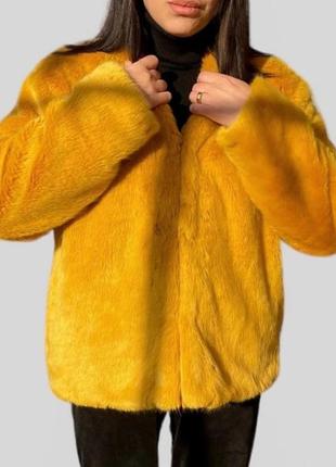 Куртка шуба шубка pull &amp; bear искусственный мех полушубок куртки верхняя одежда