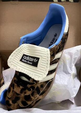 Adidas samba wales bonner кеди, кросівки leopard, колаборація адідас кеди леопардові,кросівки тренд хіт