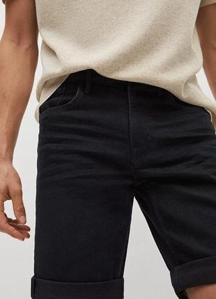 Мужские джинсовые шорты от mango, 38р, оригинал