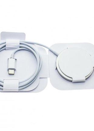 Бездротовий зарядний пристрій magsafe magnetic — r-15, білий