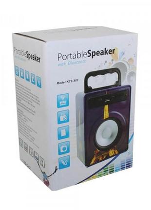 Колонка bluetooth portable speaker kts-883