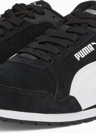 Кожаные мужские кроссовки от puma st runner v3 sd 42p. 27.5 cm