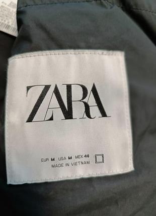 Парка пуховик zara down parka jacket 80/20 размер м7 фото