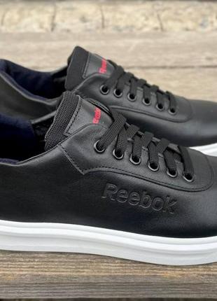 Чоловічі шкіряні кеди reebok2 фото