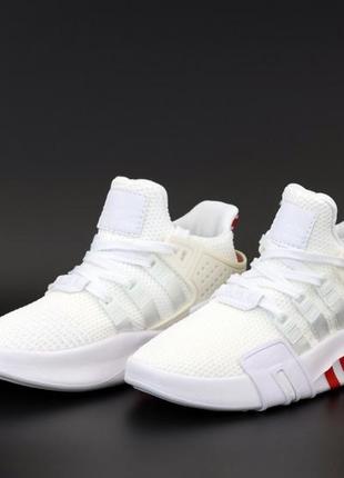 Женские кроссовки adidas equipment white red 37-385 фото