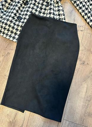 Классическая черная юбка2 фото