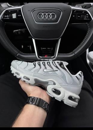 Nike air max plus all gray black3 фото