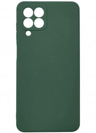 Чехол fiji full soft premium для samsung galaxy m33 5g (m336) силикон бампер dark green