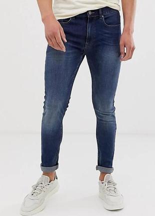 Чоловічі джинси burton menswear синього кольору, розмір 30r1 фото