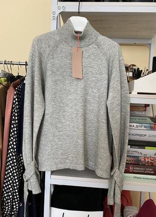 Теплый вязаный свитер трикотаж под шею водолазка кофта джемпер vero moda