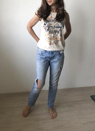 Джинси бойфренди від zara