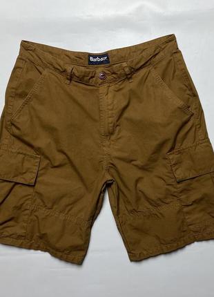 Шорти barbour essential ripstop cargo shorts russet brown
