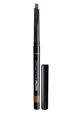 Олівець скульптуруючий для брів avon коричневий/dark brown