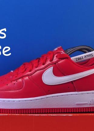 Nike air force 1 low retro qs "university red"