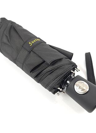 Компактный женский мини зонтик автомат susino с 8 облегченными спицами, антишторм
