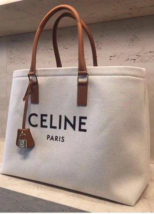 Велика текстильна сумка celine