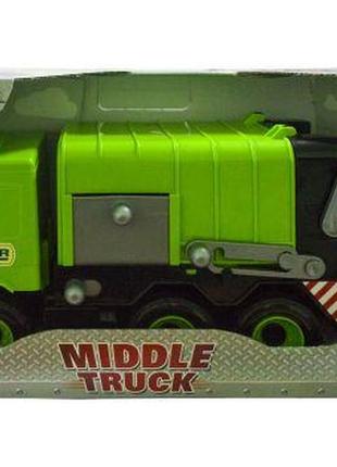 Сміттєвоз "middle truck" (зелений) від lamatoys