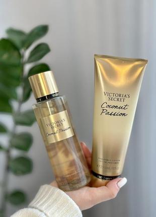 Спрей та лосьйон coconut passion victoria’s secret4 фото