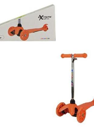 Самокат "scooter", помаранчевий від lamatoys