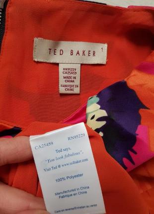 Изысканное яркое платье в маки ted baker7 фото