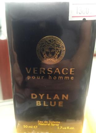 Туалетна вода для чоловіків versace pour homme dylan blue 50 мл1 фото