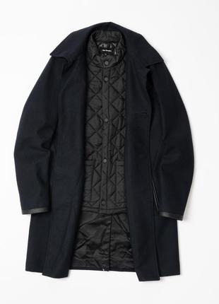 The kooples navy wool coat/vest чоловіче пальто/ жилет