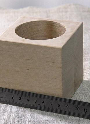 Декоративный деревянный куб