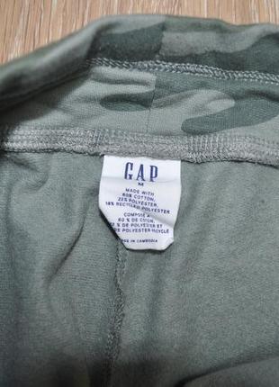 Укороченные спортивные женские штаны милитари gap6 фото