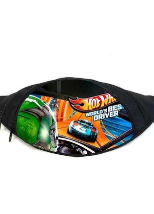 Поясная сумка бананка хотвилс hot wheels (gb-hw 017) gear bag черная