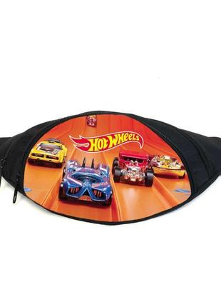 Поясная сумка бананка хотвилс hot wheels (gb-hw 013) gear bag черная