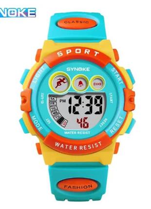 Дитячий спортивний електронний годинник, водонепроникний synoke 9802 для хлопчиків і дівчаток