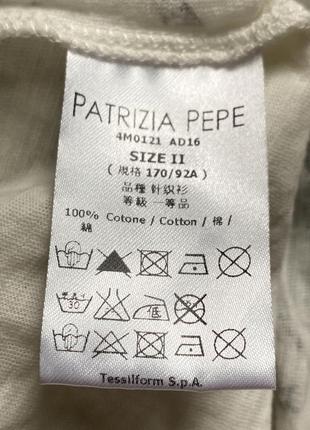 Нова дизайнерська майка футболка топ patrizia pepe 2 (s-m) італія7 фото