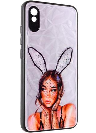 Tpu+pc чохол prisma ladies для xiaomi redmi 9a чохли, tpu+pc, принт, накладка, rabbit