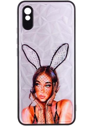 Tpu+pc чохол prisma ladies для xiaomi redmi 9a чохли, tpu+pc, принт, накладка, rabbit2 фото