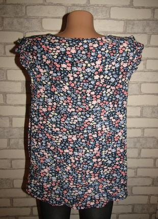 Резервная красивая блуза м-38-12 цветочный принт5 фото
