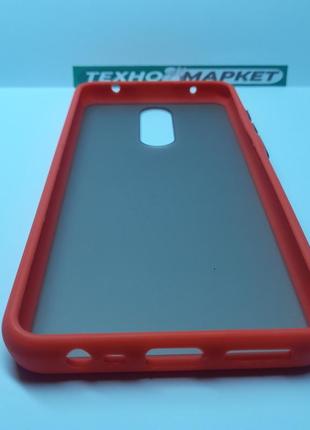 Чохол matte color case tpu xiaomi redmi note 8/8pro червоний