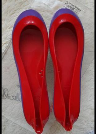 Силиконовые балетки, босоножки kartell, crocs, крокс