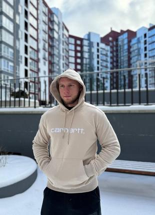 Крутой худи carhartt с вышитым логотипом в 2-х цветах!4 фото