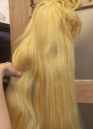 Парик аниме didaka длинные прямые густые волосы anime , парик для коспея 100 см с челкой9 фото