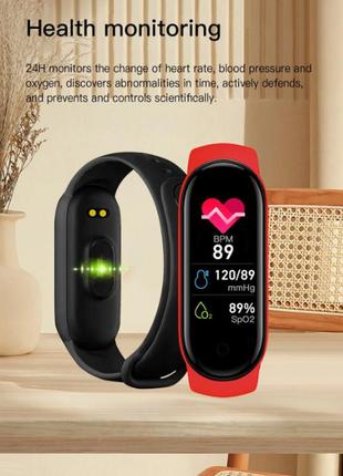 Фітнес-браслет smart band м8. смарт часы m8.фітнес-трекер (фітнес-годинник, пульс) смарт годинник6 фото