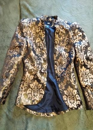 Розкішний жакардовий жакет h&m