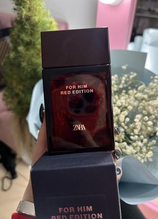 Zara for him red edition 100 ml zara парфюм мужской