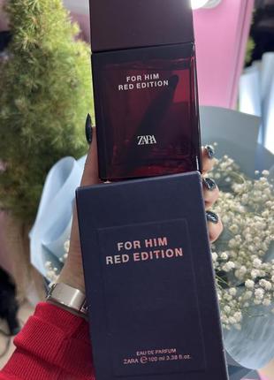 Zara for him red edition 100 ml zara парфуми чоловічі3 фото