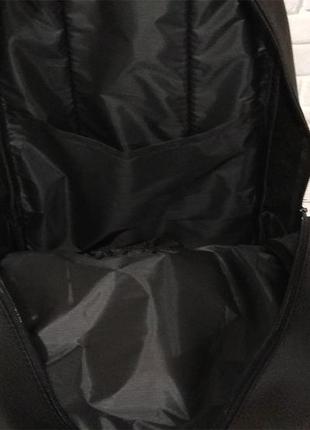 Чорний міський рюкзaк з екошкіри8 фото
