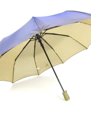 Женский зонт хамелеон на 9 спиц анти-ветер от фирмы toprain с чехлом
