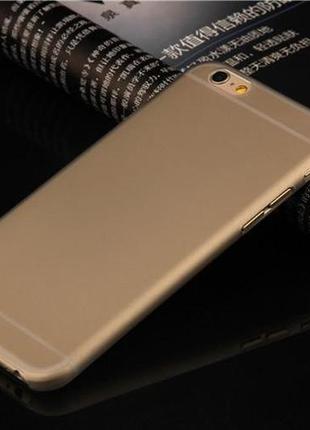 Пластиковий чохол для iphone 7 — soft touch plastic case сірий