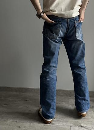 Levis 508 vintage baggy jeans made in spain испания винтаж широкие джинсы оригинал синие интересные уникальные редкие свободные стильные3 фото