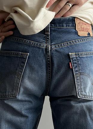 Levis 508 vintage baggy jeans made in spain испания винтаж широкие джинсы оригинал синие интересные уникальные редкие свободные стильные4 фото