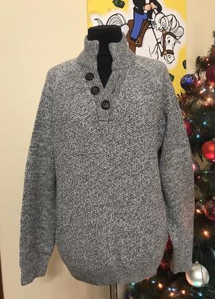 Свитер теплый на пол шерстяной